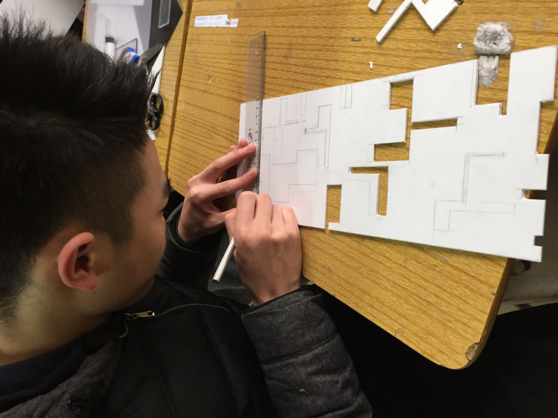 14级装潢学生建筑模型制作2 14级装潢学生建筑模型制作2